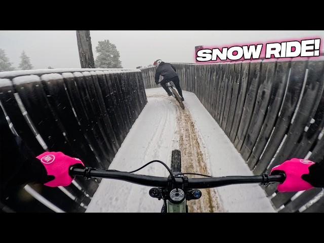 DOWNHILL MTB SNOW RIDE - in der Bike Republic Sölden