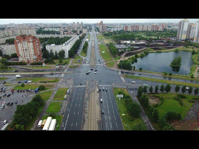 Полёт над Купчино. Июль 2022.