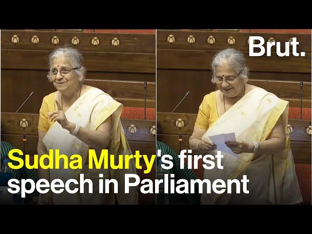 Replay: "Sir, I'm not a politician" Sudha Murty makes her first speech in Parliament