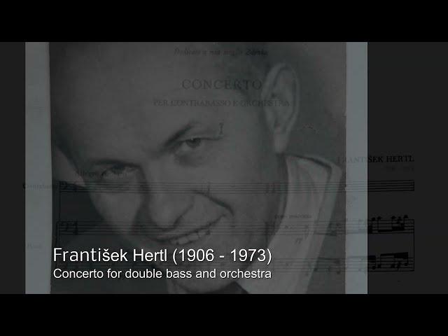 František HERTL • Concerto for double bass and orchestra (score video)