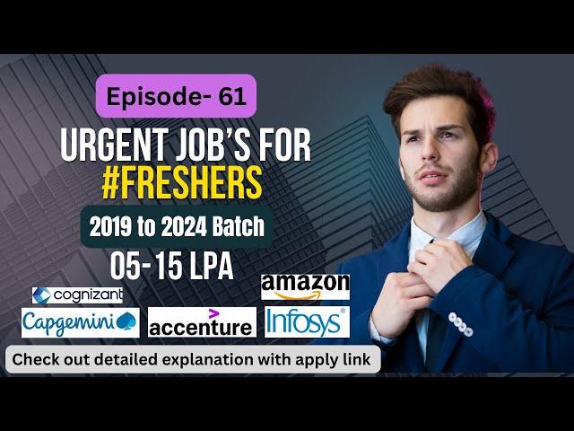 Urjunt IT Job Opportunities for Freshers in 2025 #itjobs #freshersjobs #accenture #infosys