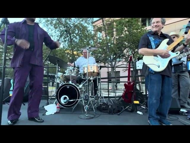 Estuardo & Mario Ruedas in Downtown Mountain View Ca. Summer Concert with The Hitmen 9/8/2023