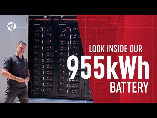 Tour our 1MWh Battery 20ft Containerized Energy Storage System