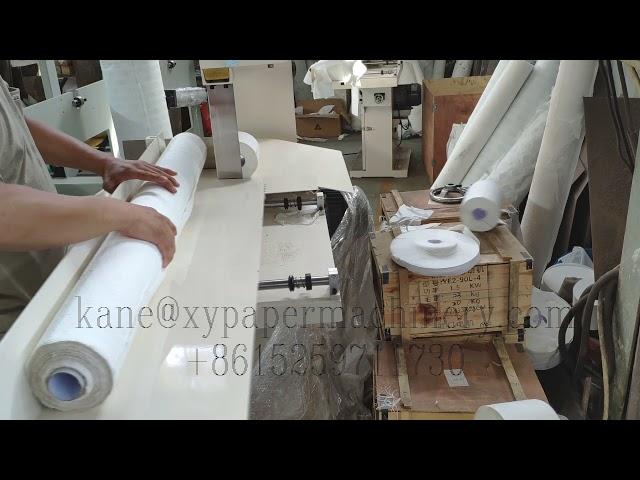 Semi automatic toilet paper band saw cutting machine