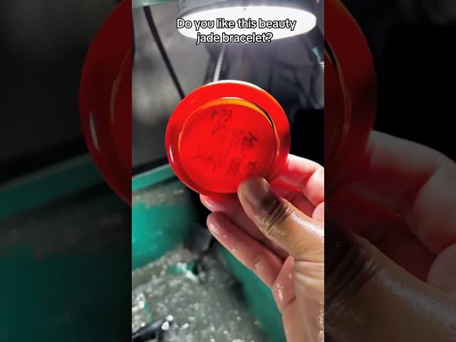 Cutting, carving and polishing jade bracelets #jade #jewelry #bracelet