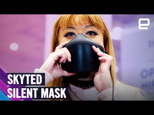 Skyted silent mask hands-on at CES 2024: Now you can gossip freely in public