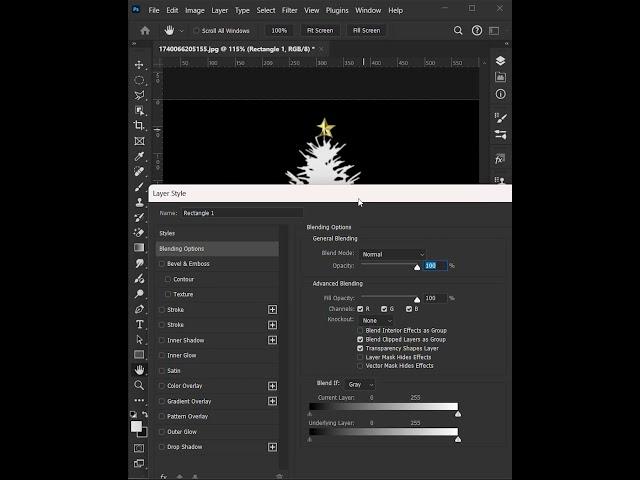 How to give snow effect to any trees in Photoshop #tutorial#adobephotoshop#adobe#tips&triks