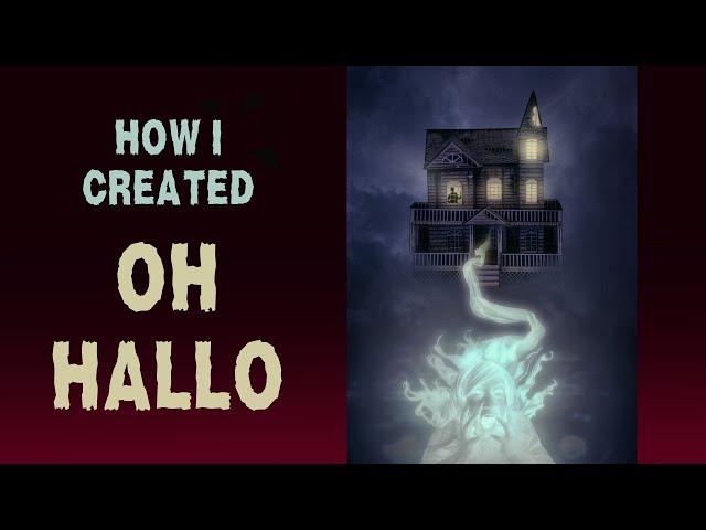 Oh Hallo: How I created this spooky Halloween themed artwork using my own photos and Photoshop.