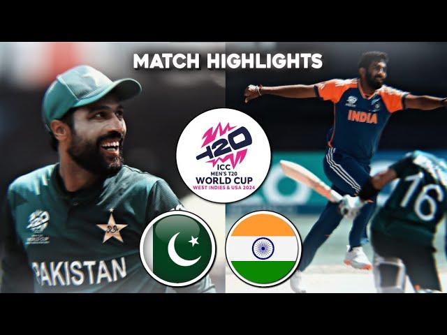 India vs Pakistan 2024 t20 world cup highlights - Extended Cut