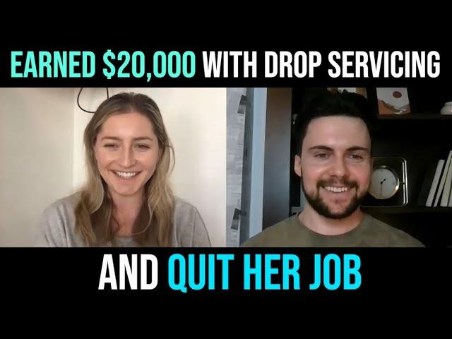 Drop Servicing Blueprint Review - How Keely Earned $20,000 And Quit Her Job