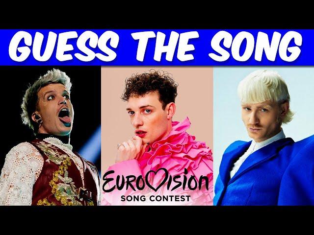 Guess The Song Eurovision Song Contest 2024 | Music Quiz