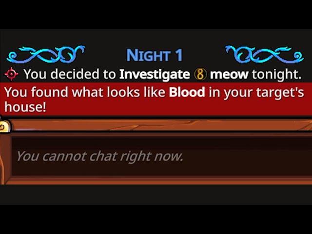 They never expect the night 1 Investigator...