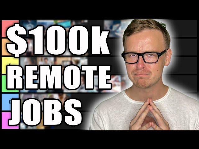 Best Remote Jobs Tier List (Remote Careers RANKED)