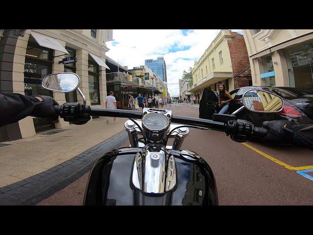 Over 1 Hour of MOTORCYCLE ASMR Exhaust noises Harley Davidson Breakout Ride