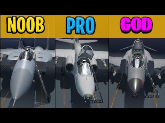 SKY WARRIORS AIRPLANE COMBAT NOOB VS PRO VS GOD