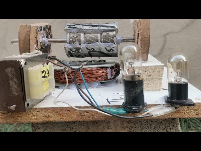 diy generator#how to make generator #diy generator project i turn 0.8mm copper wire into generator