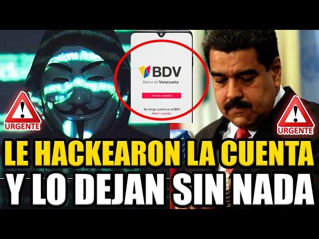 ANONYMOUS HACKEÓ LA CUENTA DE MADURO Y LO ESTÁN POR DEJAR SIN DINERO | BREAK POINT