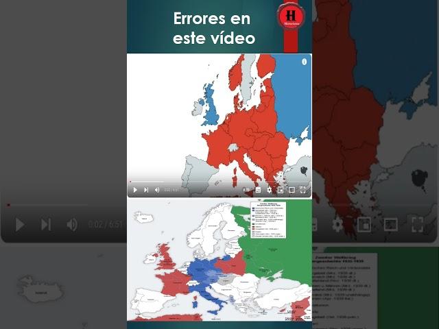 Errores en ¿Por qué ESPAÑA NO entró en la SEGUNDA GUERRA MUNDIAL?