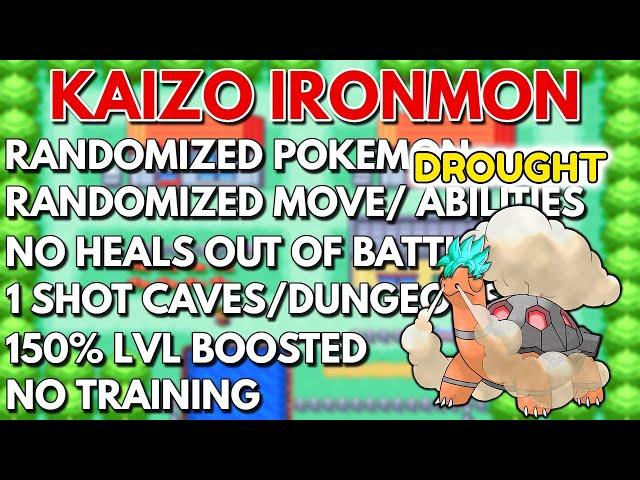 TURTLE WALKING!? THE HARDEST POKEMON CHALLENGE (KAIZO IRONMON FIRERED)