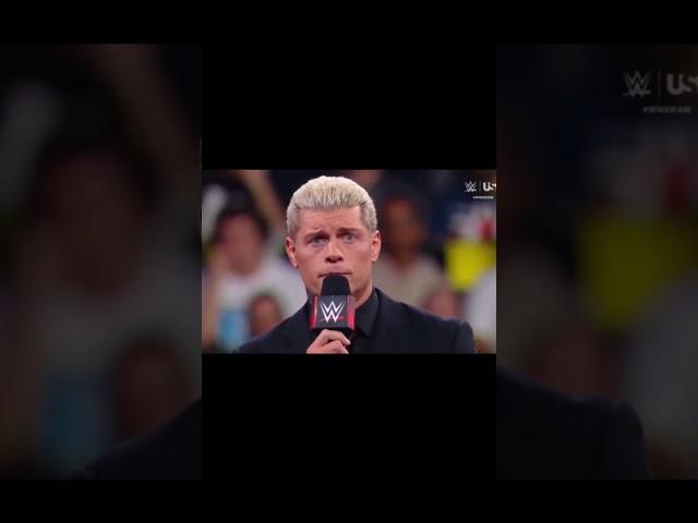 Cody Knows Rocks Mom #wwe #raw #codyrhodes #shorts