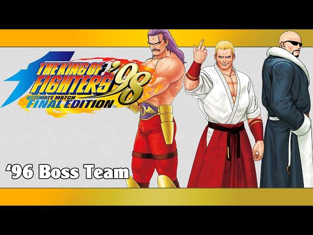 KoF'98 UM FE: Geese, Krauser, Mr. Big combo video