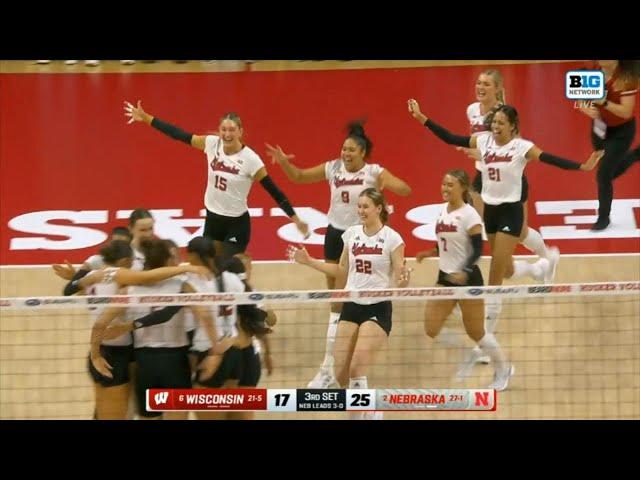 Nebraska vs Wisconsin | 2024 Women's College Volleyball, Nov 23 2024