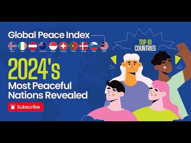 Top 10 Most Peaceful Countries in the World 2024  | Global Peace Index Ranking