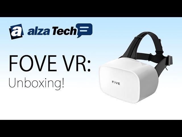 FOVE VR : Recenze a unboxing. Unikátní headset pro virtuální realitu! - AlzaTech #488