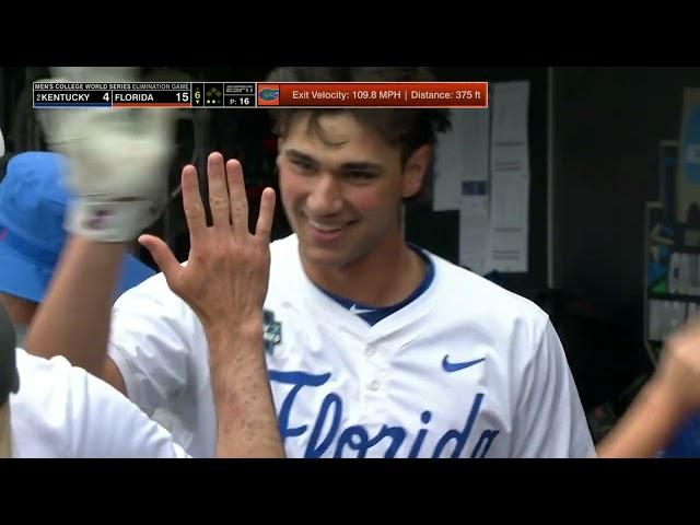 Jac Caglianone Sets Florida Home Run Record | 2024 CWS vs. Kentucky