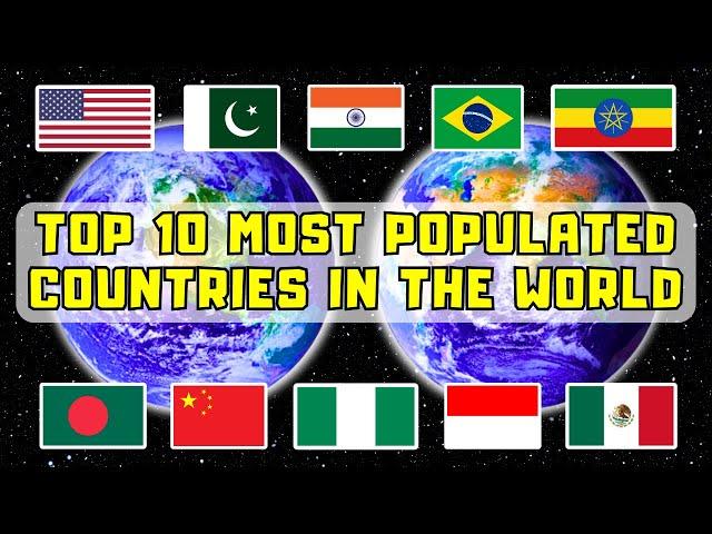 TOP 10 Most POPULATED Countries In The World 2024