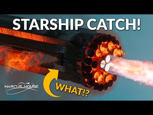 SpaceX Starship Flight 5 Catch Explained! Yes, finally it happened!