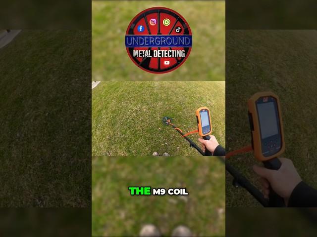 Minelab Manticore M9 metal detector coil - First Swing!