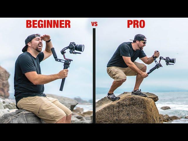 Beginner VS PRO Gimbal Moves