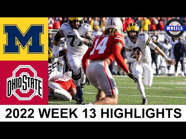 #3 Michigan v #2 Ohio State Highlights | College Football Week 13 | 2022 College Football Highlights