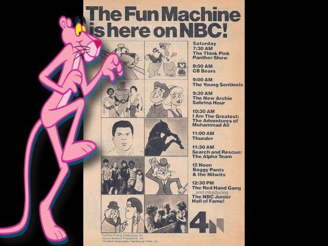 NBC Saturday Morning Cartoon Line up with Commercials (1977)