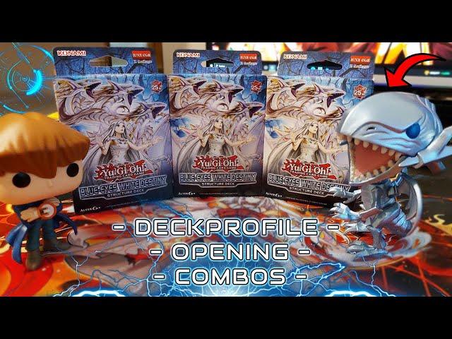 Structure Deck: Blue-Eyes White Destiny  EINFACH EIN BANGER!  DECKPROFILE - OPENING - COMBOS 