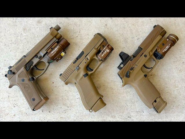 Glock 19X vs Beretta M9A3 vs Sig Sauer M17 P320