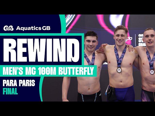 "On sparkling form"  | Men's 100m Butterfly Para Paris Final | Aquatics GB Swimming Champs 2024