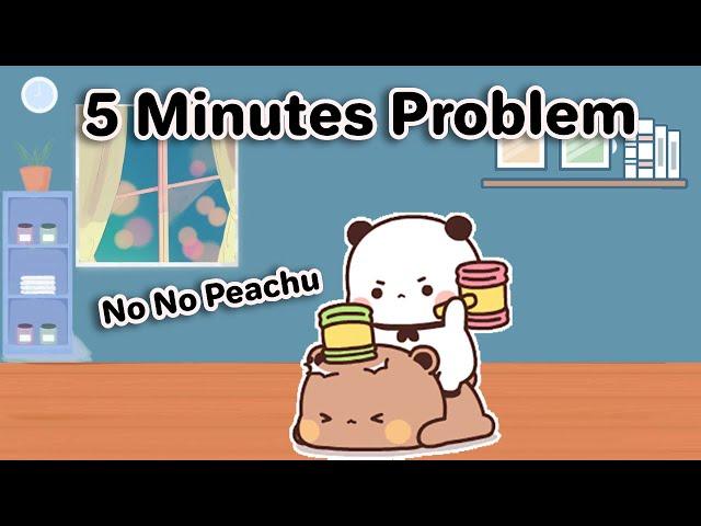 No no Peachu | Bubu Dudu | Gomu peachu Forever | Milkmoachabear | #bubududu #gomapeach