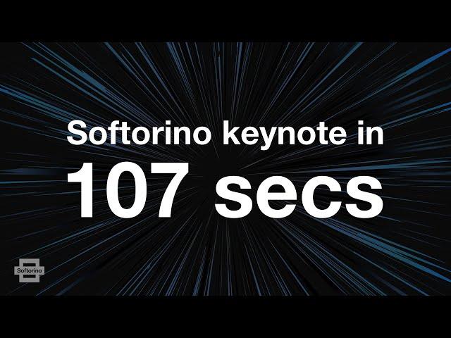 Softorino 2023 Keynote Highlights (in 107 Seconds) ️