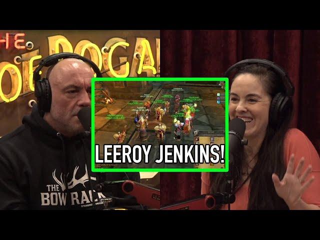 Joe Rogan reacts to the LEEROY JENKINS meme