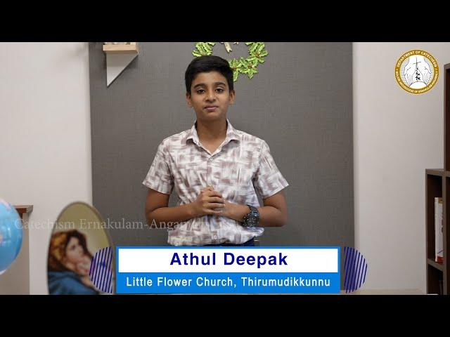 ഉണ്ണിനിലാവ് |Christmas Talk of Children |Athul Deepak |Little Flower Thirumudikkunnu |Day 21 |CatEKM