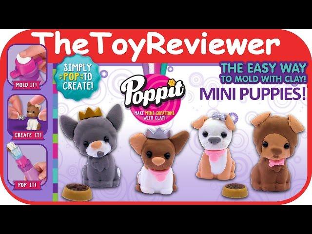 Poppit S1 Starter Kit Clay Mini Puppies Unboxing Toy Review by TheToyReviewer