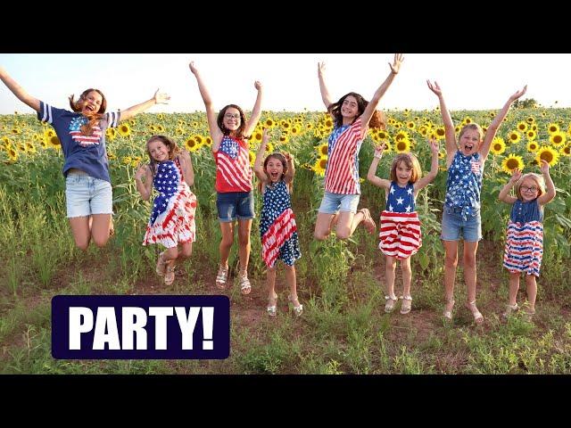 Party in the U. S. A. - Adventuring Big Family of 12