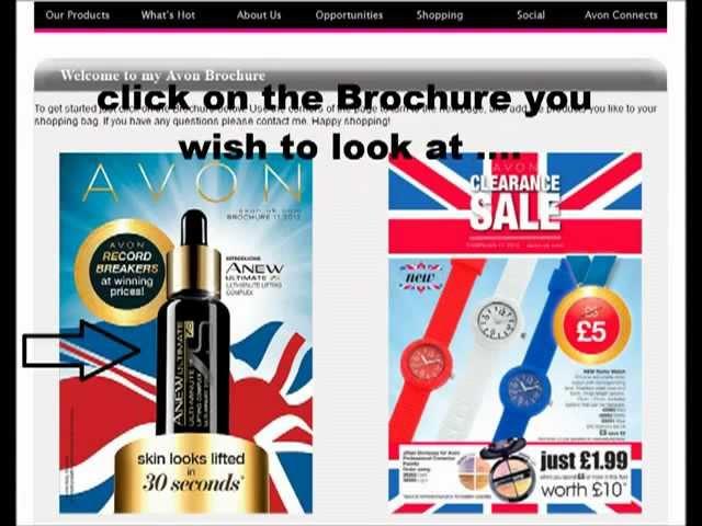 How to Use The Avon Online Brochure - Place your AVON order today