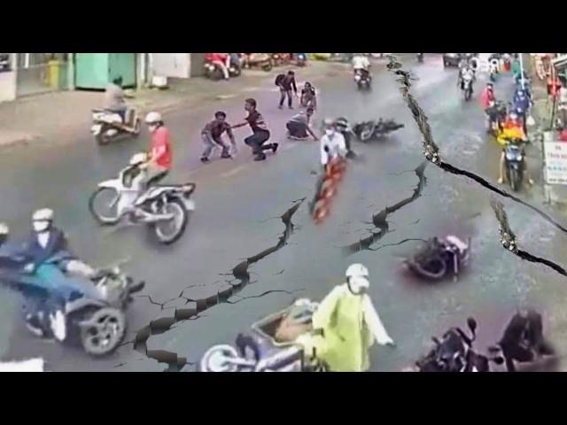 Series of Powerful Earthquakes in Japan: 7,000 Injured — First Footage