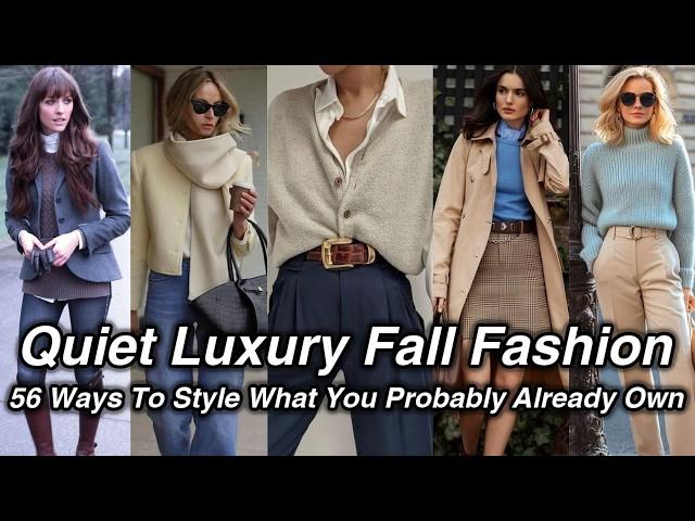 Quiet Luxury Fall Outfit Formulas *With Pieces You Already Own*