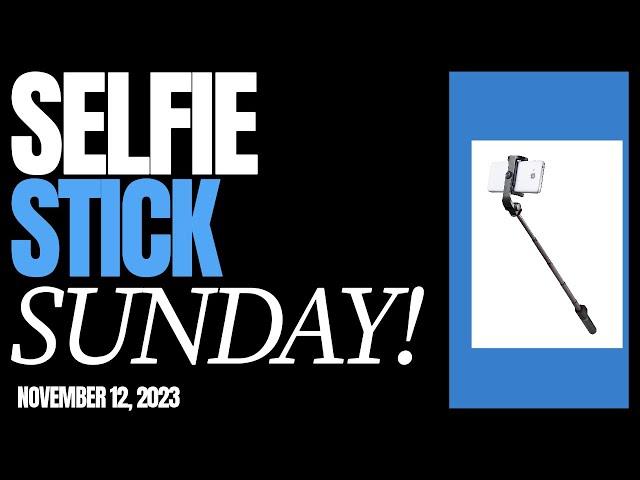 The Selfie Stick makes an appearance!   #selfiesticksunday #exhibit #display