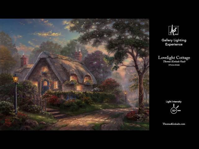 Lovelight Cottage from the Thomas Kinkade Vault | Gallery Lighting Experience