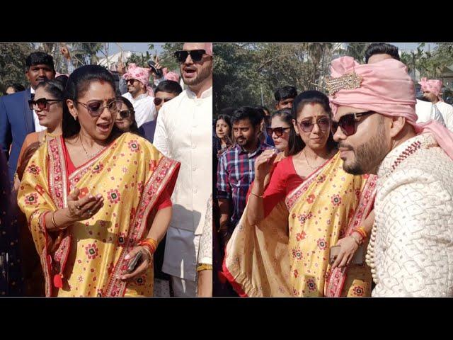 Rupali Ganguly Dance Video In Baraat Of Shehnaaz Gill Manager Kaushal Joshi